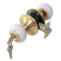 HAFELE 489.93.711 WHM/PB ENTRANCE KNOB
