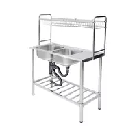 SINK STANDING 2B1D DYN DH10545GB SV