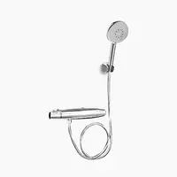 ก๊อกผสมยืนอาบแบบติดผนังพร้อมฝักบัวสายอ่อน รุ่น Singulier KOHLER K-72669X-4-CP