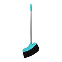 ไม้กวาดขนไนลอน ด้ามอะลูมิเนียม K.T.UTENSIL สีฟ้า