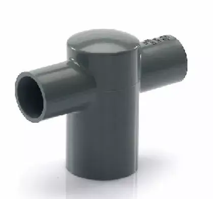 SCG PVC 2 1/2 inch (65 mm) Reducing Cross With Cap-AG-1