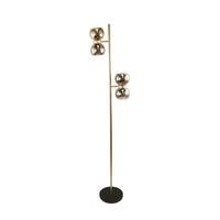 FLOORLAMP MD VF0375-4BCARGS/MT BK/GD 4L