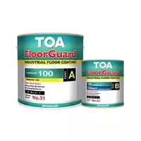 TOA 6016 สีอุตสาหกรรม TOA FLOORGUARD 100 PART A+B สีเขียว