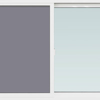 หน้าต่างบานเลื่อน อะลูมิเนียม S-S มุ้ง WINDOW ASIA F10 150X110 ซม. สีขาว