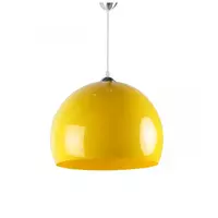 Chandelier 1 bulb, plastic, model MD D350, yellow, HEAP