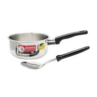 SAUCE PAN 18cm + LADLE ZEBRA