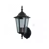 Outdoor wall lamp, aluminum, 1 bulb, model 2088, black, FINEXT