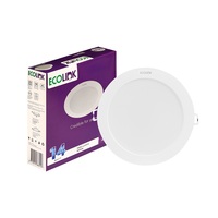 ดาวน์ไลท์ LED ECOLINK 14 วัตต์ WARM WHITE 6 นิ้ว สีขาว กลม