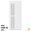 PVC Door Unix Extra P6 White 70x180x3.5 cm No-Drill 8852402132337