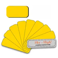 แผ่นอลูมิเนียม คอมโพสิต 3 มม. SkyHigh SH-8200 สีเหลืองกรุงศรี