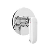 KOHLER K-24577X-4-CP ชุดฝาครอบและวาล์วผสมฝังกำแพงลงอ่างอาบน้ำและยืนอาบ รุ่น KUMIN