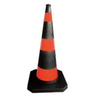 กรวยจราจรยาง รุ่น CC-A102 ฐานสีดำ (ยกเลิกจำหน่าย)