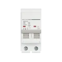 เบรกเกอร์ 50 แอมป์ MCB SAFE T CUT 2 Pole 10KA รุ่น US สีขาว