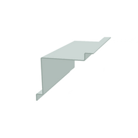 Inner Corner Flashing Type 2 Metal Sheet Colorbond Girth 457 mm. Aiyara White AZ150