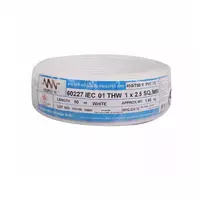 สายไฟ IEC01 THW 1x2.5 ตร.มม. สีขาว 50 เมตร NNN