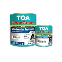 TOA 1100 สีงานอุตสาหกรรม TOA FLOORGUARD 101 PART A+B สีขาว 1แกลลอน