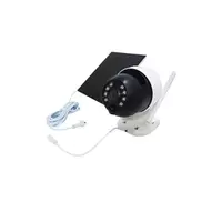 Mini speed dome solar cell camera, model EG-SD01SL, white