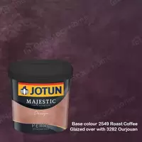 Jotun Majestic Design Pearl 2549 Roast Coffee + 3282 Ourjouan