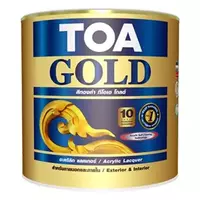 TOA GL124 สีทองอะคริลิค อะคริลิคแลคเกอร์ TOA 1/4แกลลอน