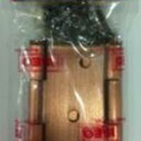 บานพับเหล็ก 4x3 นิ้ว ISON 999040 สีทองแดงรมดำ แพ็ก 2 ชิ้น