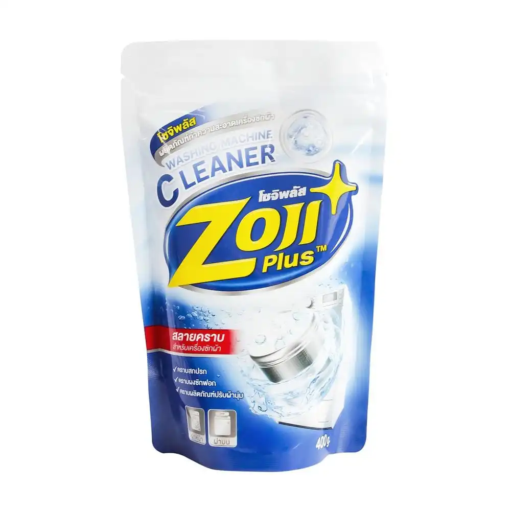 ผงล้างเครื่องซักผ้า ZOJIPLUS สูตรสลายคราบ 400 กรัม-1