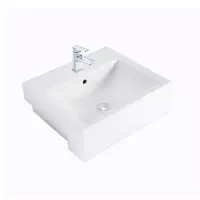 SEMI-RECESSED LAVATORY MILANO