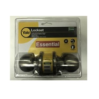 YALE EKN-VCA5142US SS BATHROOM KNOB