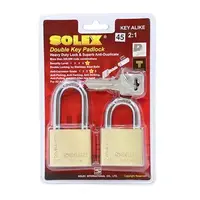 กุญแจ KA SOLEX D45 45MM BR 2ตัว/ชุด