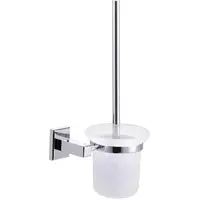 American Standard Concept Square Toilet Brush with Holder, Chrome Plated, K-2501-49-N