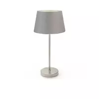โคมไฟตั้งโต๊ะ อลูมิเนียม 1 หลอด รุ่น 0004 สีเทา DECOS