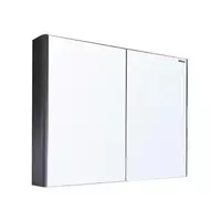 ตู้กระจกเคาน์เตอร์ MOYA PU1002MIR สีเทาด้าน