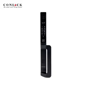 กลอนดิจิตอล CONLOCK XERCON CURVE สีดำ-1