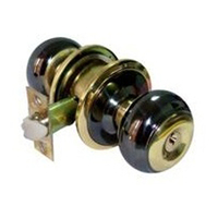 SOLO 7800-BPPB BK/PB ENTRANCE KNOB