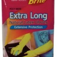 ถุงมือยาง POLY-BRITE EXTRA LONG SIZE M