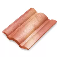 กระเบื้องหลังคาคอนกรีตดูร่าวัน ลอนเศรษฐี สีส้มรุ่งอรุณ (ยกเลิกขาย)