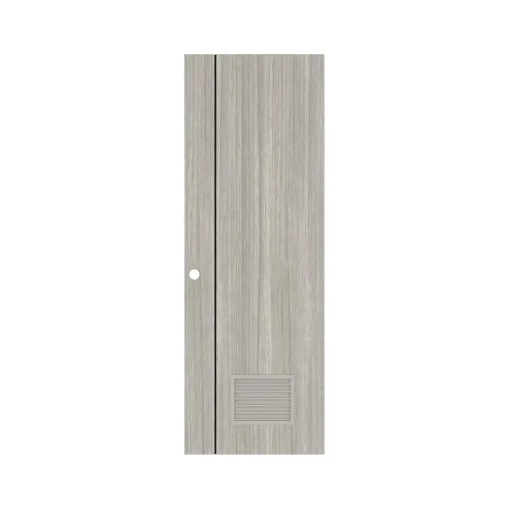 ประตูห้องน้ำ UPVC เจาะรูลูกบิด PARAZZO PL-0170x200 ซม. สีเท็กซัส โอ๊ค-1