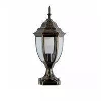 Pole top lamp, model 2085-PT, rust gold color, FINEXT