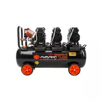 Oil-free air compressor PUMPKIN MEGATON II 850 Watts x 3, 80 liters.