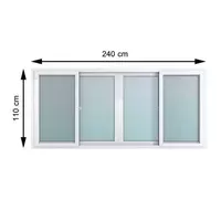 UPVC SLIDING WINDOW FSSF HOFFEN PRO