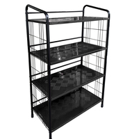 ชั้นวาง 4 ชั้น RACK 75x41x124cm ดำ