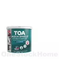 สีเคลือบเงา TOA AQUASHIELD ชนิดกึ่งเงา BaseA 3.5ลิตร