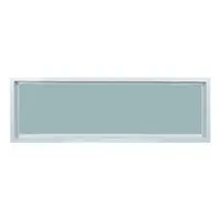 ช่องแสงหน้าต่าง อะลูมิเนียม WINDOW ASIA F10 120x40 ซม. สีขาว