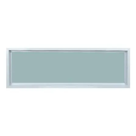 ช่องแสงหน้าต่าง อะลูมิเนียม WINDOW ASIA F10 120x40 ซม. สีขาว-1