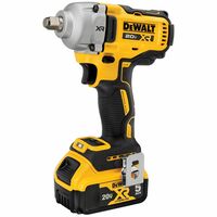บล็อกกระแทกไร้สาย (พร้อมแบตเตอรี่) DEWALT DCF891P1T-B1 18 โวลต์