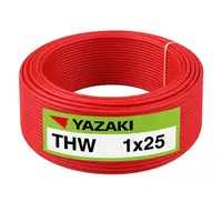 สายไฟ THW 25 ตร.มม. สีแดง YAZAKI