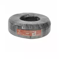Corrugated PVC flexible pipe 25 mm x 50 meters, black