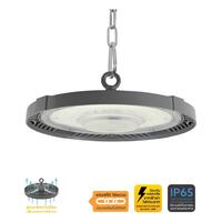 โคมไฮเบย์ LAMPTAN LED HIGH BAY UFO AERO 200 วัตต์ DAYLIGHT สีเทา