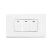 3 GANG 1WAY SWITCH SET N BASIC WH ELEK