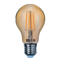 หลอดไฟ LED E27 4W วอร์มไวท์ ทรงลูกแพร์ HI-TEK FILAMENT