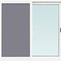 หน้าต่างบานเลื่อน อะลูมิเนียม S-S มุ้ง WINDOW ASIA F10 120X110 ซม. สีขาว